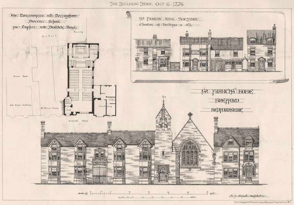 St Francis Home, Shefford. Northampton & Nottingham Diocesan Orphan School 1876
